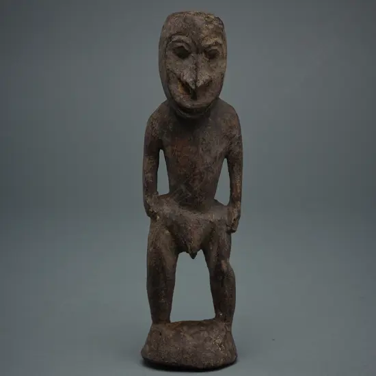 African wooden figure,
